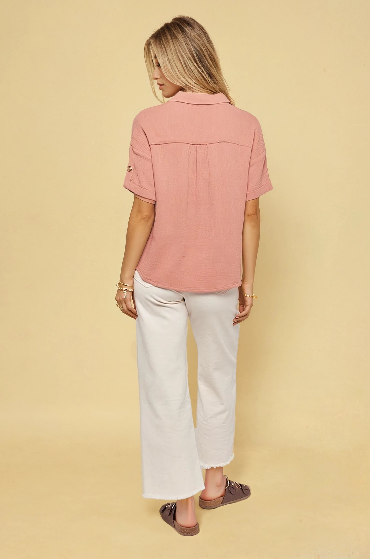 Caroline Button Down Top