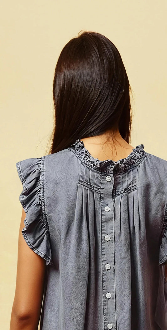 Annie Chambray Blouse