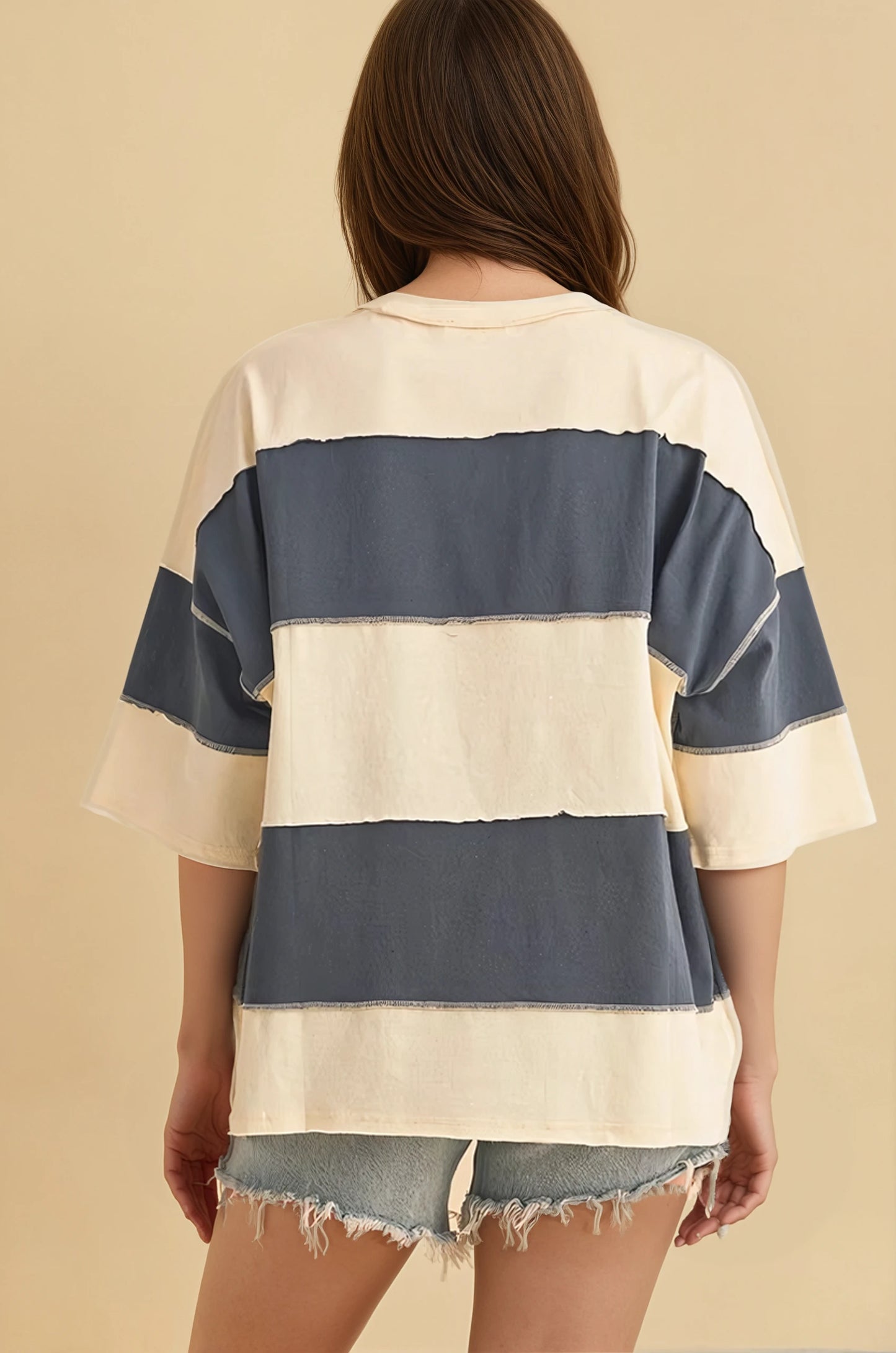 Oversized Striped Tee