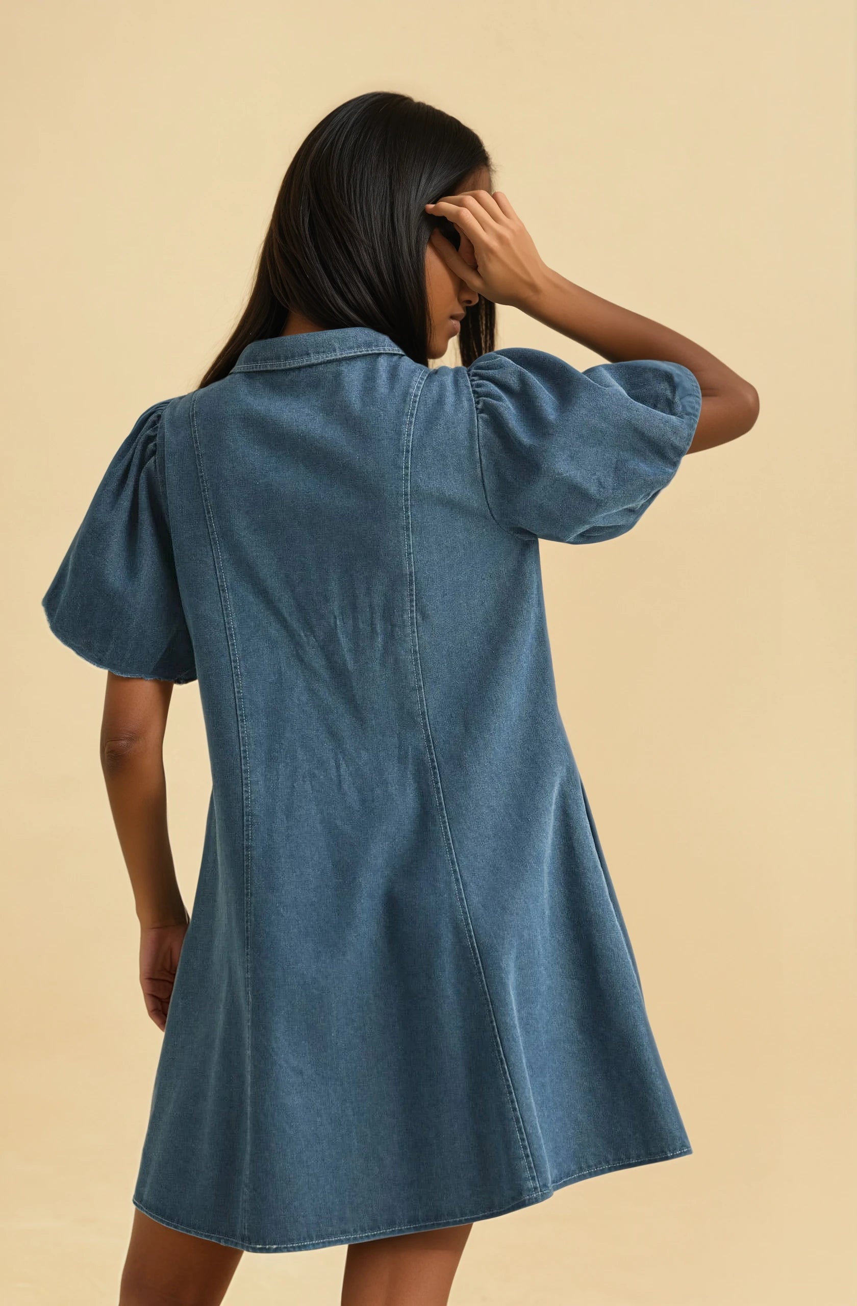 eloise denim dress Eloisa Denim Dress Wild Oak Boutique