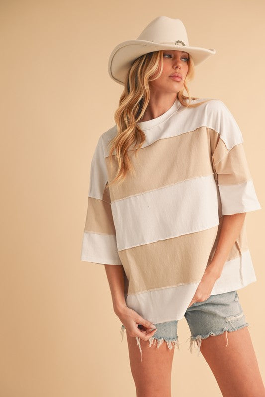 Oversized Striped Tee